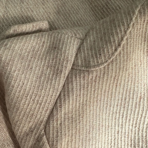 COSTA BLANCA Jacket Wool Camel Bronze Buttons Military Fit Flare NWT Sz 10 - Picture 8 of 8